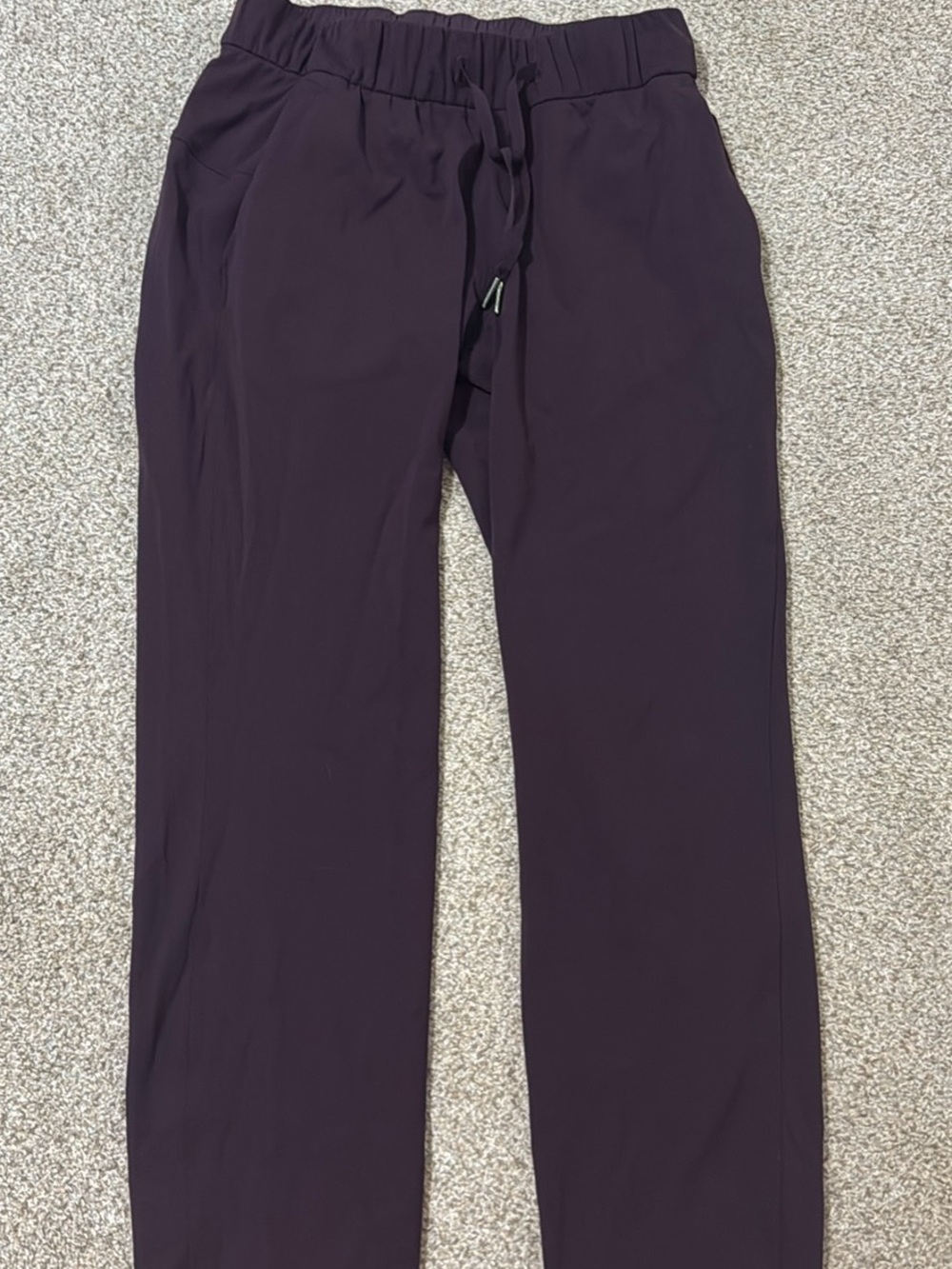 Lululemon On The Fly Pants. Plum Colored.